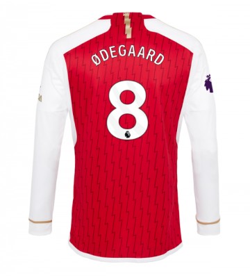 Arsenal Martin Odegaard #8 Hemmatröja 2023-24 Långärmad